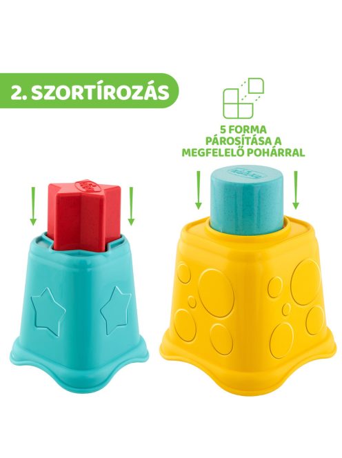 Pohártorony 2in1 ECO+ ökoműanyag