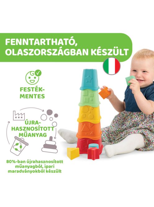 Pohártorony 2in1 ECO+ ökoműanyag