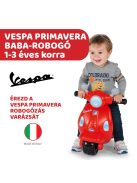 Vespa Primavera robogó 12-36 hó lábbal hajtós piros