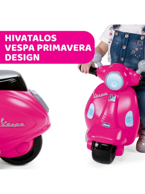 Vespa Primavera robogó 1-3 év lábbal hajtós rózsaszín