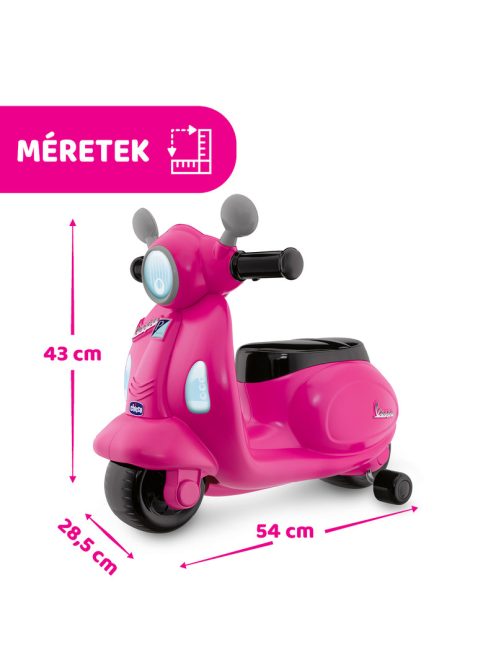 Vespa Primavera robogó 1-3 év lábbal hajtós rózsaszín