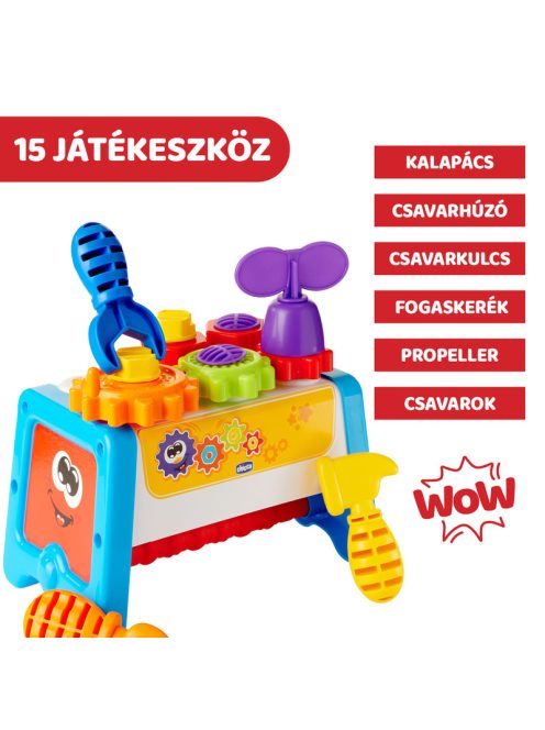 2in1 szerelőpad és szerszámok 14 db-os Smart2Play