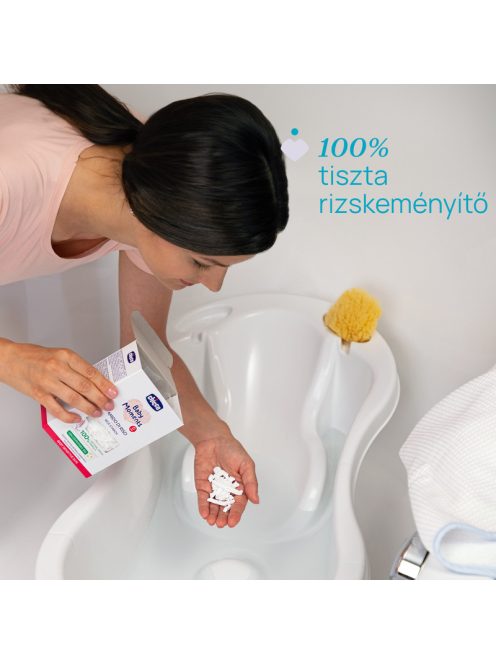 Rizskeményítő fürdető 250 gr - Sensitive Baby Moments 100% természetes formula
