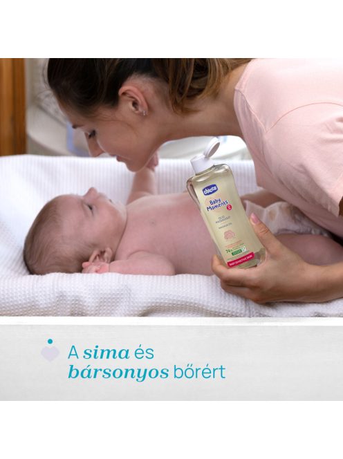 Babaolaj 200 ml -  sensitive Baby Moments gyapotmagolaj és E-vitamin