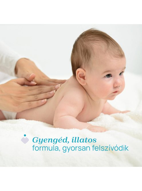 Testápoló tej Light 500 ml - sensitive Baby Moments gyapotmagolaj és E-vitamin, érzékeny bőrre