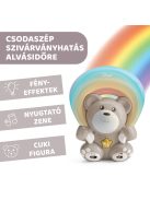 Rainbow Bear - Szivárvány maci zene-fény projektor elemes