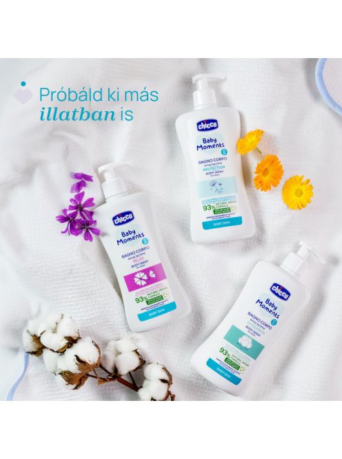 Fürdető Protection 750 ml - könnymentes Baby Moments körömvirág és növényi glicerin