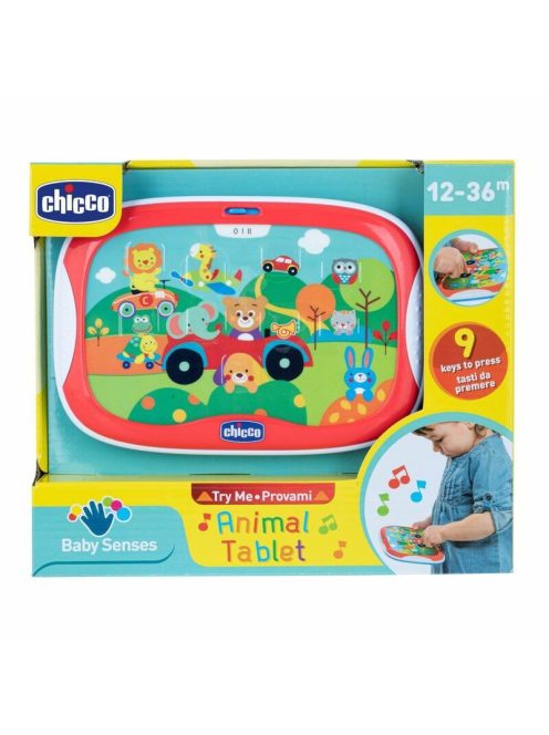 Chicco Animal Tablet-zenés állatok