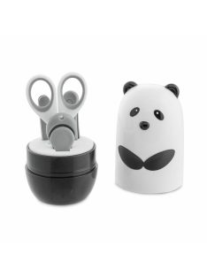   Manikűr készlet 5 db-os - Panda maci olló-csipesz-reszelő