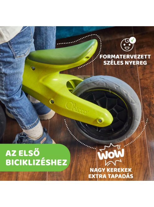 Balance Bike Hopper Eco+ egyensúlyozó futóbicikli