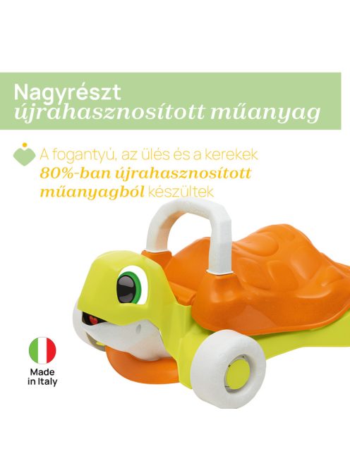 Walk&Ride Eco+ teknősbékás tilitoli ökoanyagból