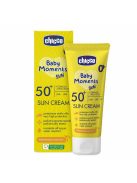 Chicco SUN CREAM SPF 50+, Fényvédő krém