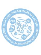 Fürdető szivacs ezüst ionokkal bakteriosztatikus hatás