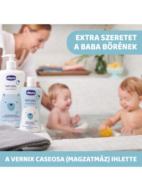 Sampon könnymentes 500ml Natural Sensation Aloéval, édes mandulaolajjal és betainnal dúsított