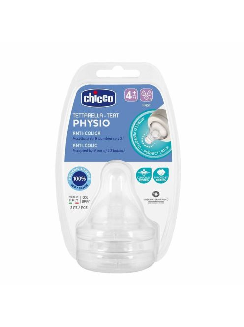 Physio etetőcumi 2db gyors - Perfect5, Well-Being szilikon