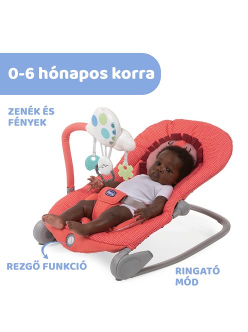 Balloon rezgő hintaszék és ülőszék 0-18 kg 0-4 éves korra