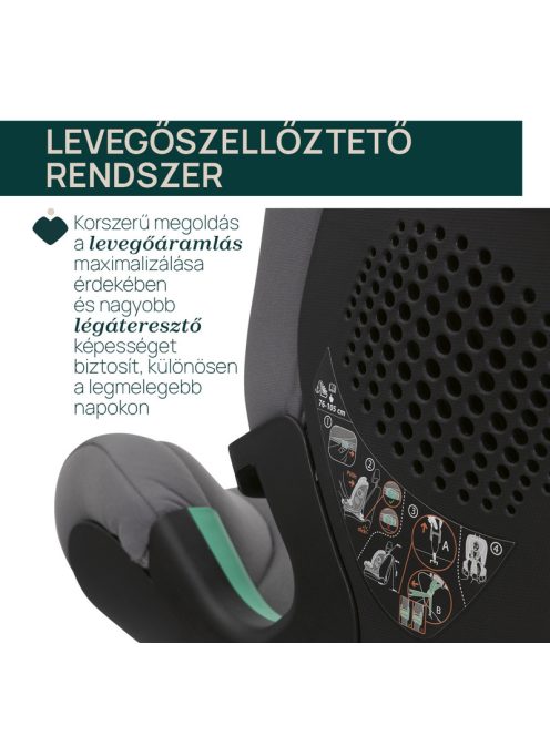 Seat&Go I-Size 76-150 cm autósülés 1/2/3 korcsoport