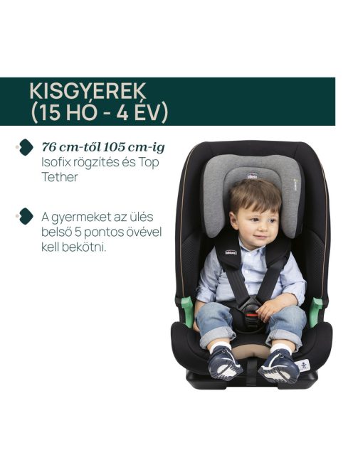 Seat&Go I-Size 76-150 cm autósülés 1/2/3 korcsoport