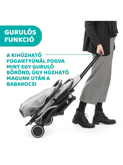 TROLLEYme babakocsi automata zárral 0-15 kg, 0-3 év