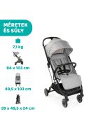 TROLLEYme babakocsi automata zárral 0-15 kg, 0-3 év