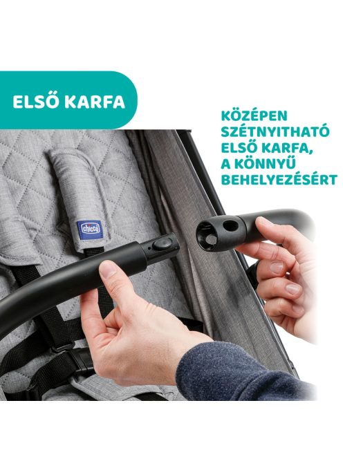 TROLLEYme babakocsi automata zárral 0-15 kg, 0-3 év