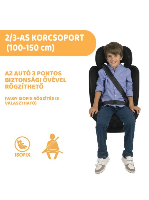Mokita I-Size autósülés 76-150 cm 1/2/3 korcsoport