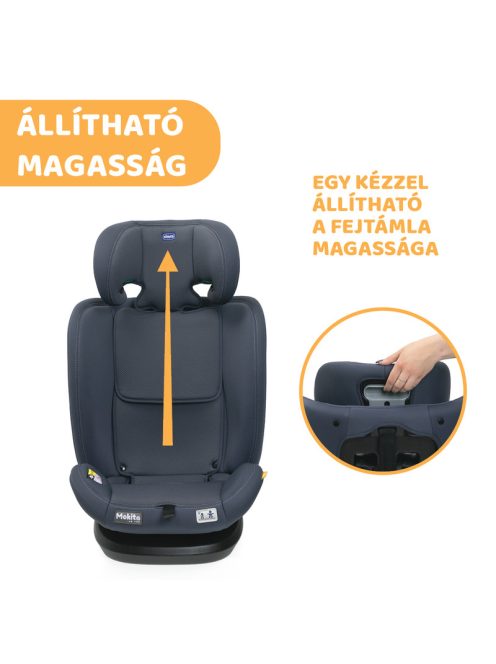 Mokita I-Size autósülés 76-150 cm 1/2/3 korcsoport
