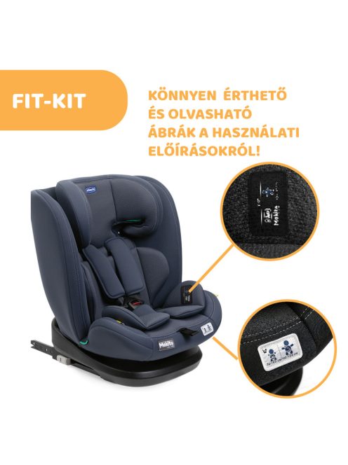 Mokita I-Size autósülés 76-150 cm 1/2/3 korcsoport