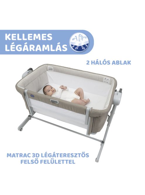 Next2me Magic Evo babaágy Co-Sleeping 0-6 hó