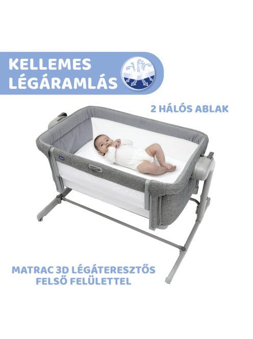 Next2me Magic Evo babaágy Co-Sleeping 0-6 hó