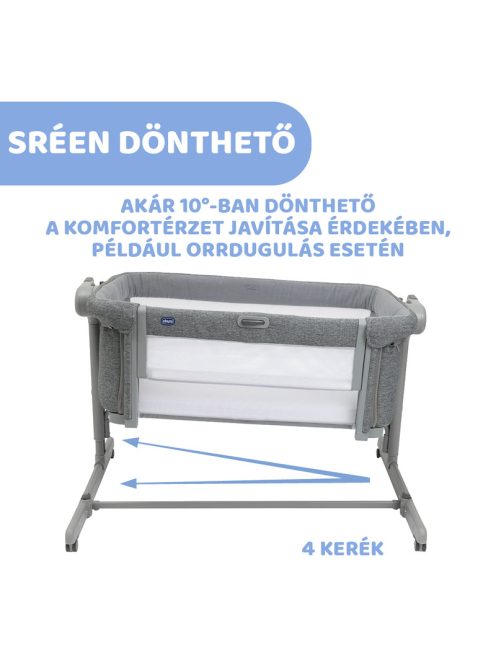 Next2me Magic Evo babaágy Co-Sleeping 0-6 hó