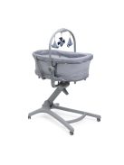 Baby Hug PRO 5in1 kiságy-etetőszék-szék 0-15 kg , 0-3 év