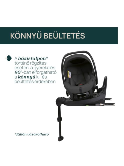 KORY PLUS I-Size 40-85 cm hordozó autósülés 0+ korcsoport