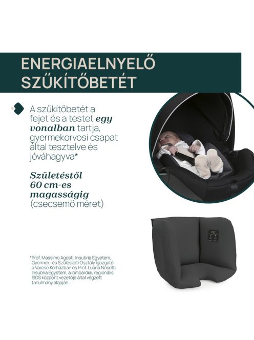 KORY PLUS I-Size 40-85 cm hordozó autósülés 0+ korcsoport