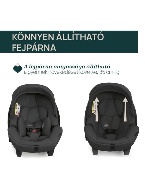 KORY PLUS I-Size 40-85 cm hordozó autósülés 0+ korcsoport
