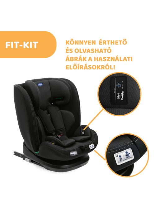 Mokita I-Size autósülés 76-150 cm 1/2/3 korcsoport