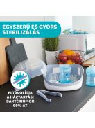 Sterilizáló mikrohullámú sütőbe 600-1200 Watt, 3-8 perc