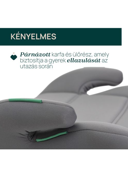 Quasar i-Size ülésmagasító 135-150 cm isofix nélküli autóba