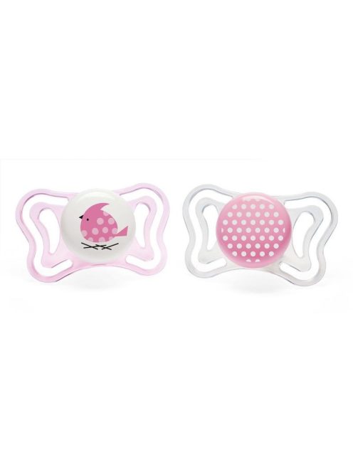 Physio Forma® Light szilikon cumi 2 db, 2-6 hó sterilizálható tok