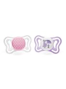 Physio Forma® Light szilikon cumi 2 db, 2-6 hó sterilizálható tok