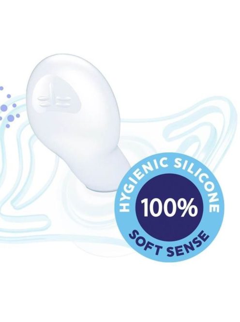Physio Forma® Light szilikon cumi 2 db, 2-6 hó sterilizálható tok