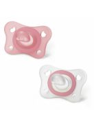 Mini Soft cumi 2-6 hó, 2 db rózsaszín - csupaszilikon