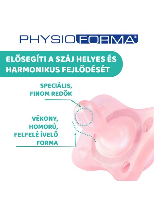 Mini Soft cumi 2-6 hó, 2 db rózsaszín - csupaszilikon