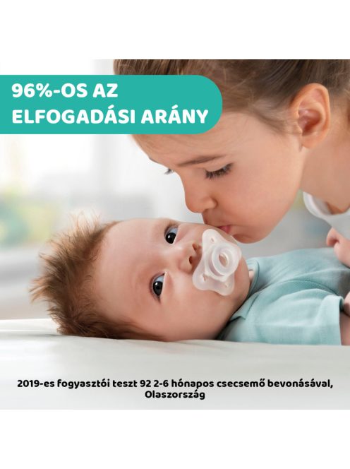 Mini Soft cumi 2-6 hó, 2 db rózsaszín - csupaszilikon