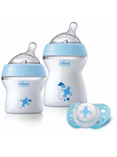 Chicco NaturalFeeling Blue ajándékszett kék