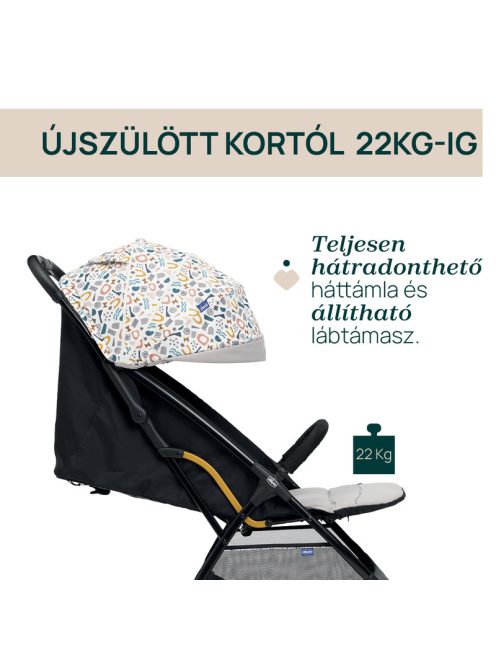 GLEE babakocsi 0-22 kg automata csukódással 0-4 év