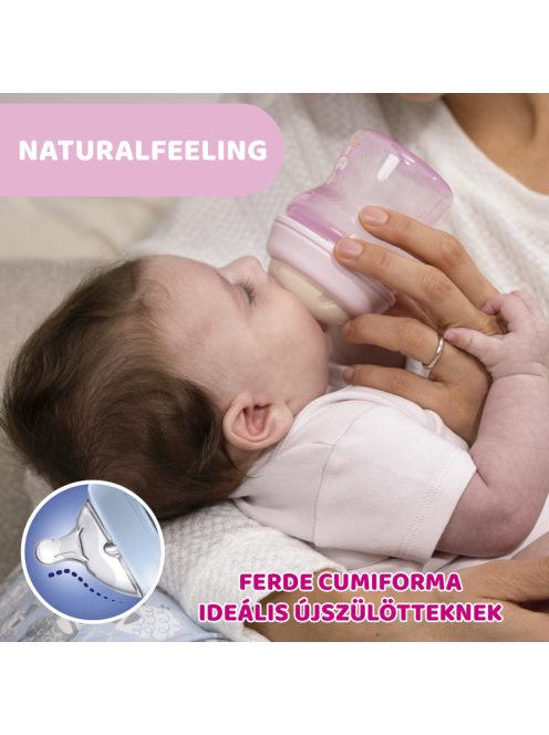 NaturalFeeling 150 ml cumisüveg újszülöttkorra normál folyású