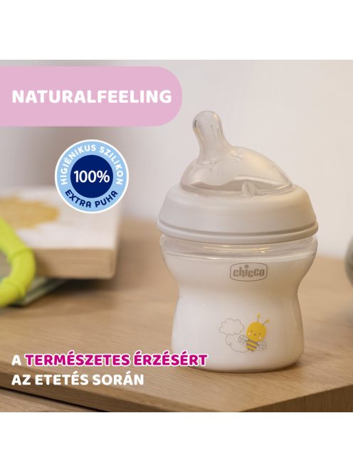 NaturalFeeling 150 ml cumisüveg újszülöttkorra normál folyású