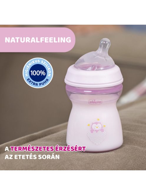 NaturalFeeling 250 ml cumisüveg közepes folyású