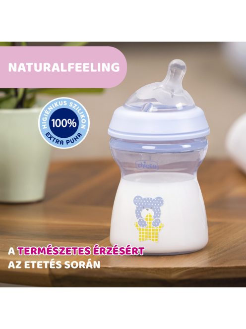 NaturalFeeling 250 ml cumisüveg közepes folyású cumi